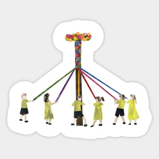 May pole Sticker